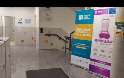 Burgos, January 2025 – June 2026 – Continuous Dissemination: Roll-ups and Flyers in the School Hall